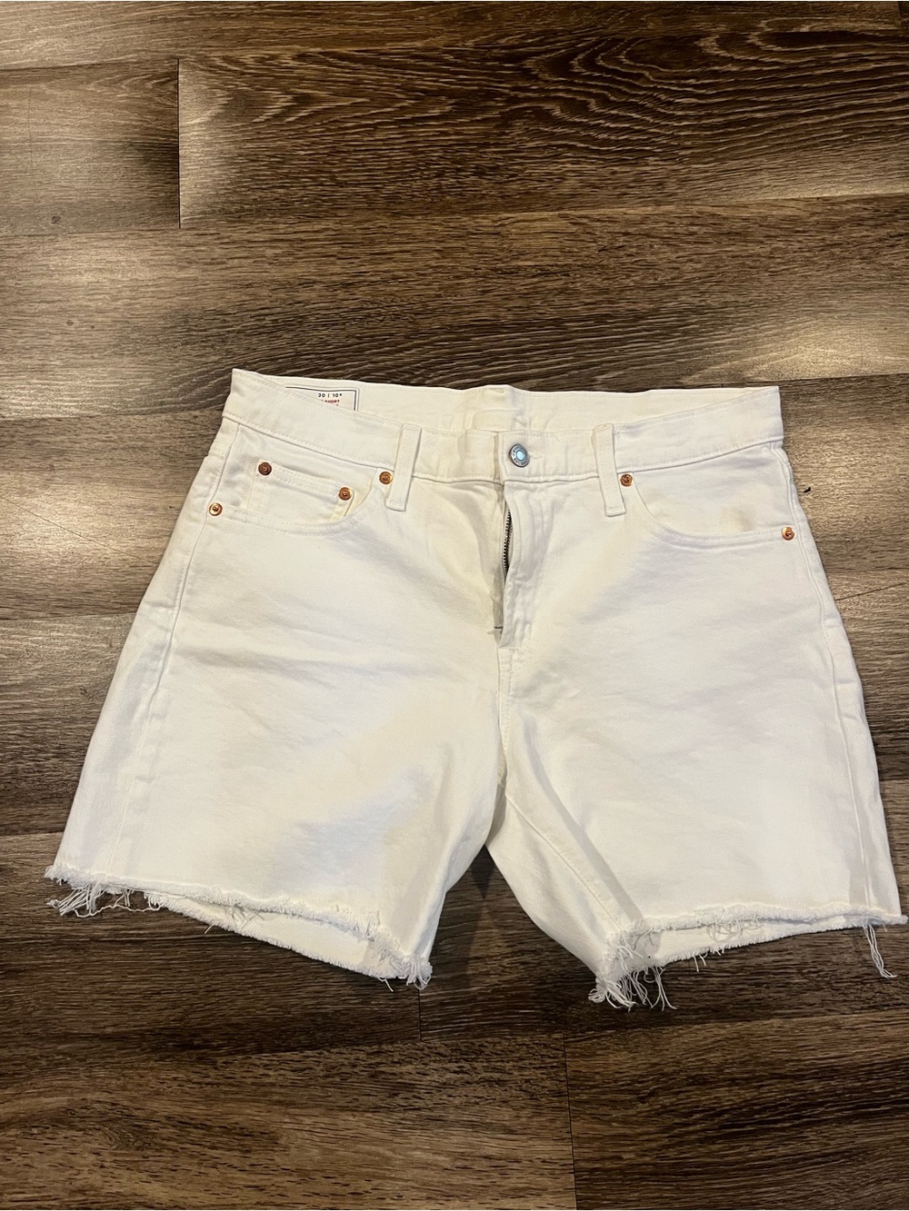 GAP White Denim Jean Shorts